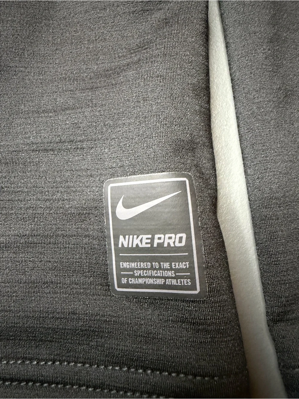 Kid’s Nike Pro Black Long Sleeve Compression Top. Size: Med